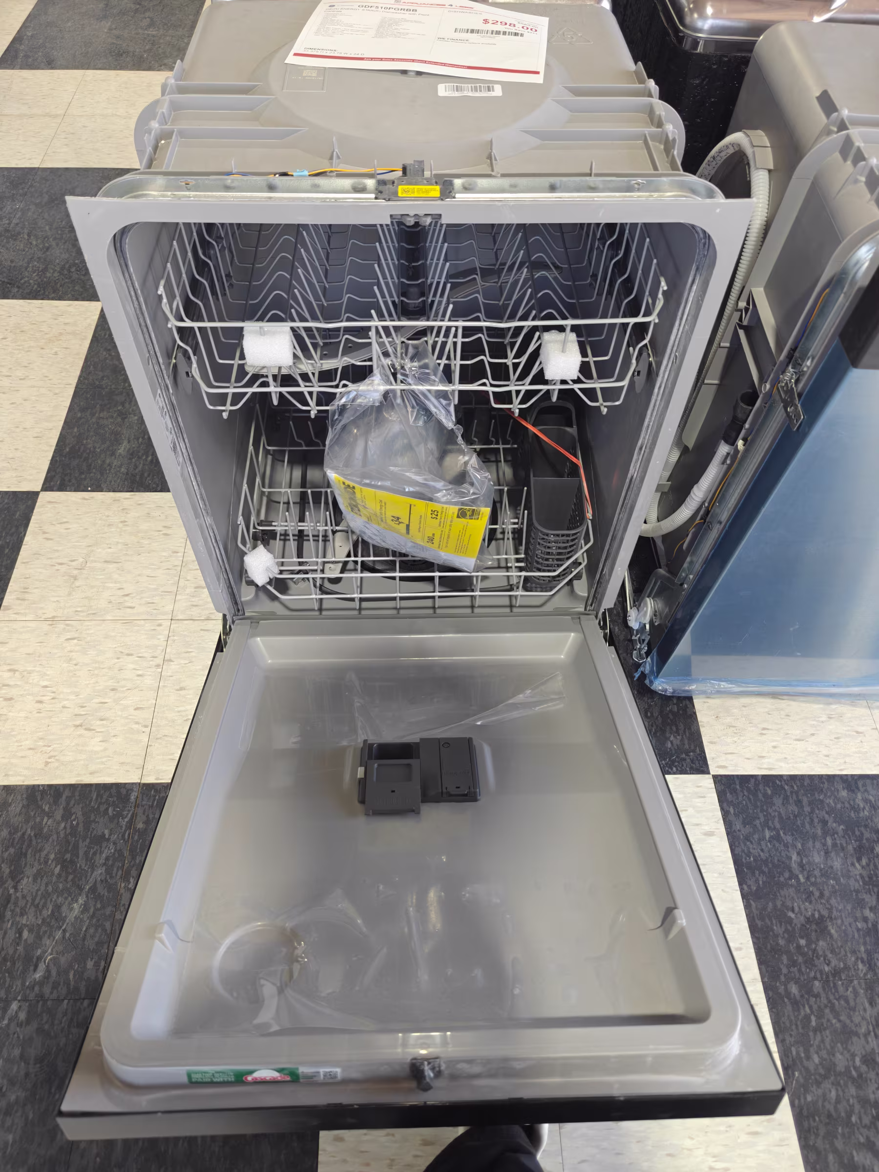 GE® ENERGY STAR® Dishwasher with Front Controls