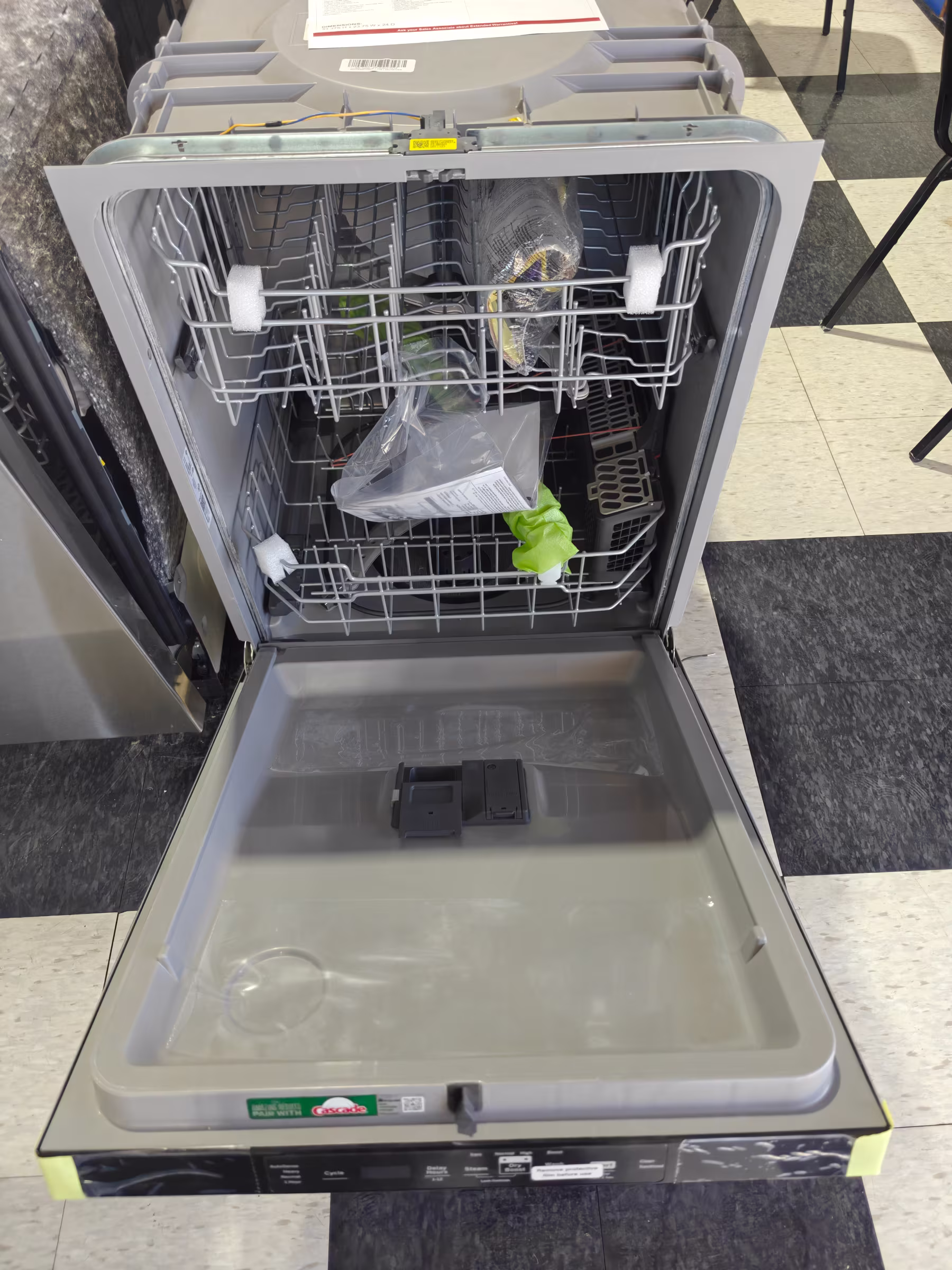 GE® ENERGY STAR® Top Control with Plastic Interior Dishwasher with Sanitize Cycle & Dry Boost