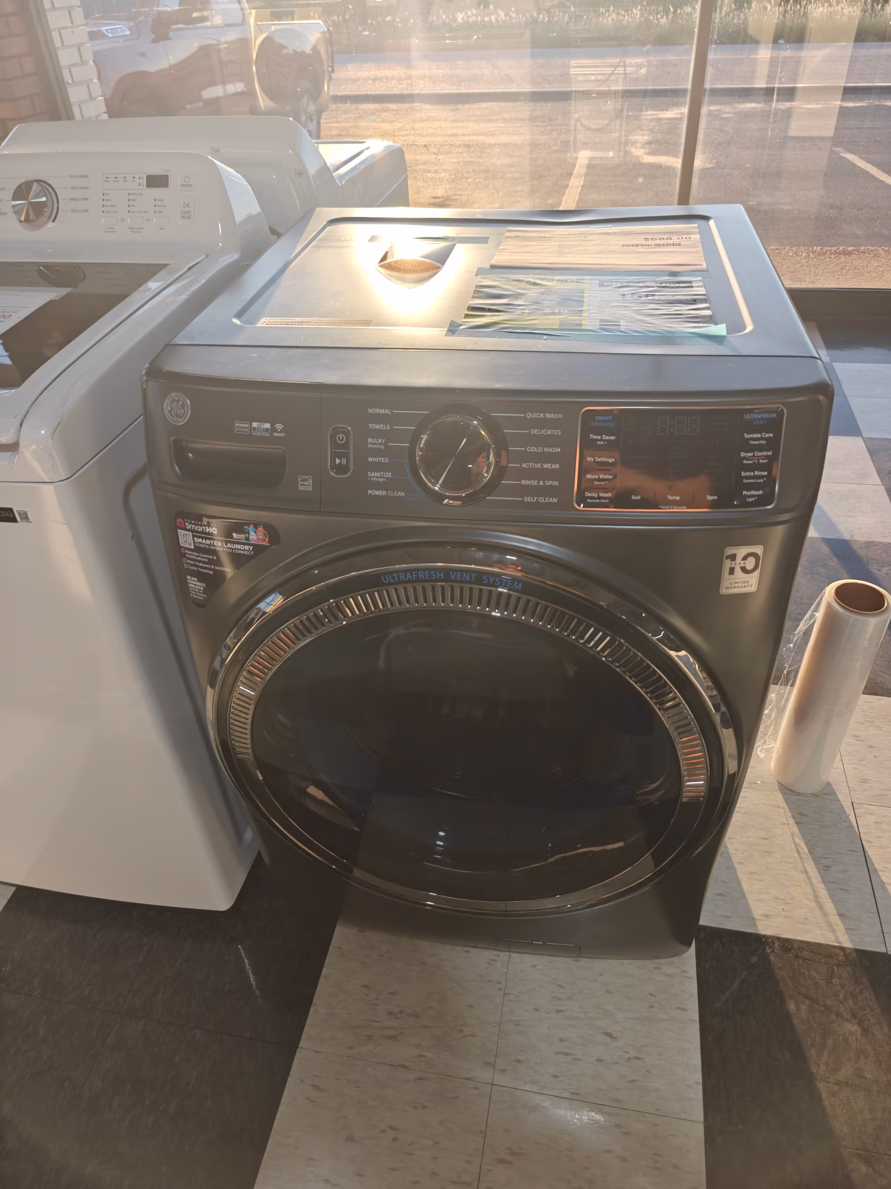 GE® ENERGY STAR® 5.0 cu. ft. Capacity Smart Front Load Steam Washer with SmartDispense™ UltraFresh Vent System with OdorBlock™ and Steam