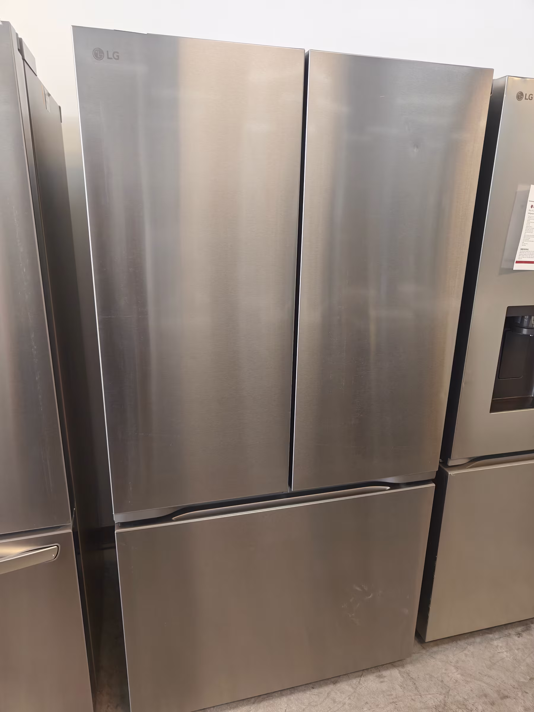 25 cu. ft. Counter-Depth MAX™ with Zero Clearance™ 3-Door French Door Refrigerator with Thin Door Design