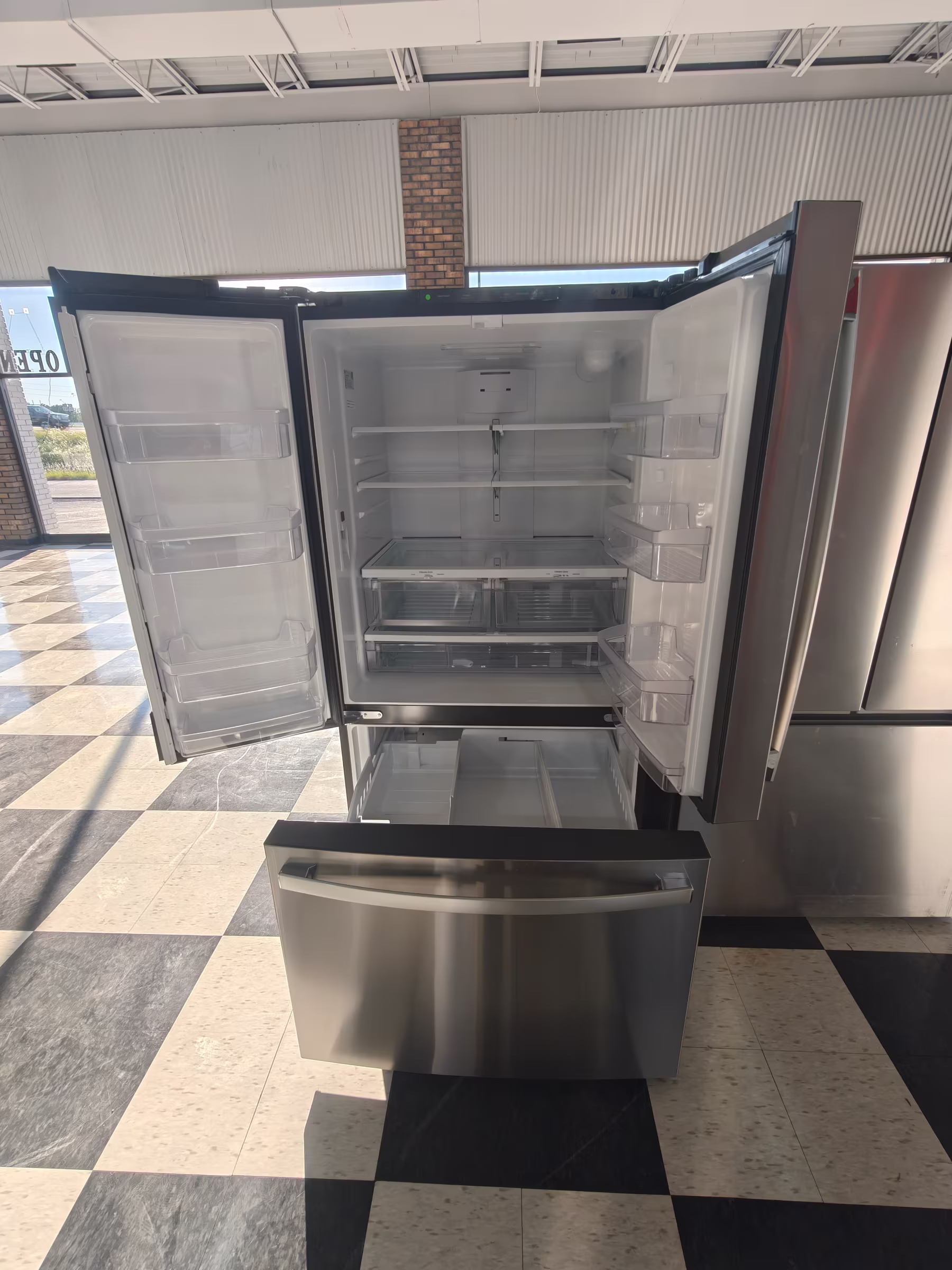 GE ENERGY STAR 27.0 Cu. Ft. Fingerprint Resistant French-Door Refrigerator