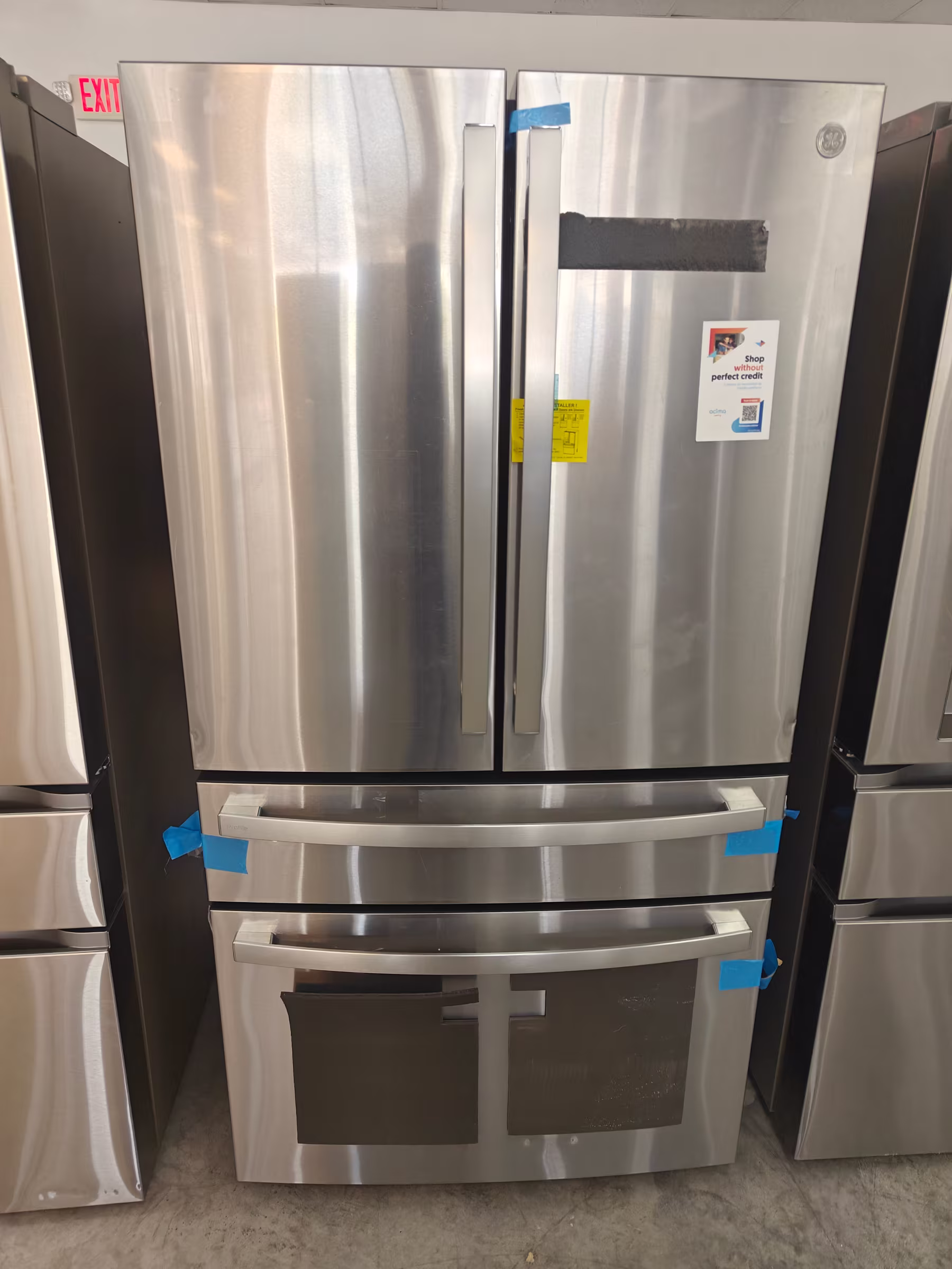 GE Profile™ ENERGY STAR® 28.7 Cu. Ft. Smart Fingerprint Resistant 4-Door French-Door Refrigerator With Dual-Dispense AutoFill Pitcher
