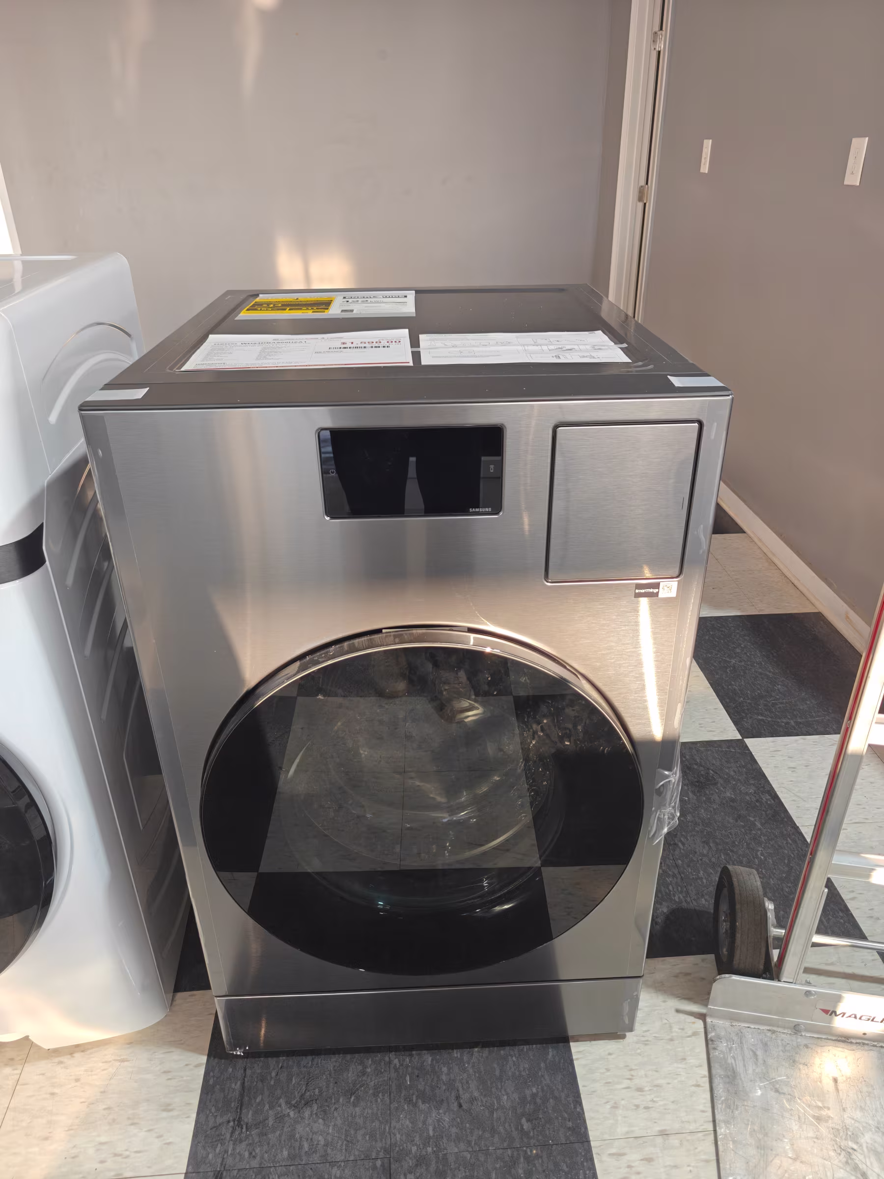 Bespoke AI All-in-One Ventless Combo AI Home 7" LCD Display AI OptiWash™ and Dry 5.3 cu. ft.