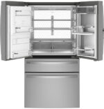 GE Profile GE Profile(TM) ENERGY STAR(R) 27.9 Cu. Ft. Smart Fingerprint Resistant 4-Door French-Door Refrigerator with Door In Door PVD28BYNFS (a4lgkc4t9p8v) (4)