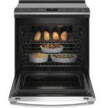 GE Profile GE Profile(TM) 30" Smart Slide-In Electric Convection Fingerprint Resistant Range with No Preheat Air Fry PSS93YPFS (a4lfxztwyval) (4)