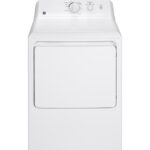 GE GE 6.2 cu. ft. Capacity Electric Dryer with Up To 120 ft. Venting and Shallow Depth GTX22EASKWW (a4lwrrr1h9ew)