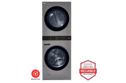 LG Single Unit Front Load LG WashTower(TM) with Center Control(TM) 4.5 cu. ft. Washer and 7.4 cu. ft. Electric Dryer WKE100HVA (a4lgk0ikxdot)