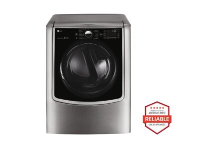 LG 9.0 cu. ft. Large Smart Wi-Fi Enabled Electric Dryer w/ TurboSteam(TM) DLEX9000V (a4lfs9xrlaj0)