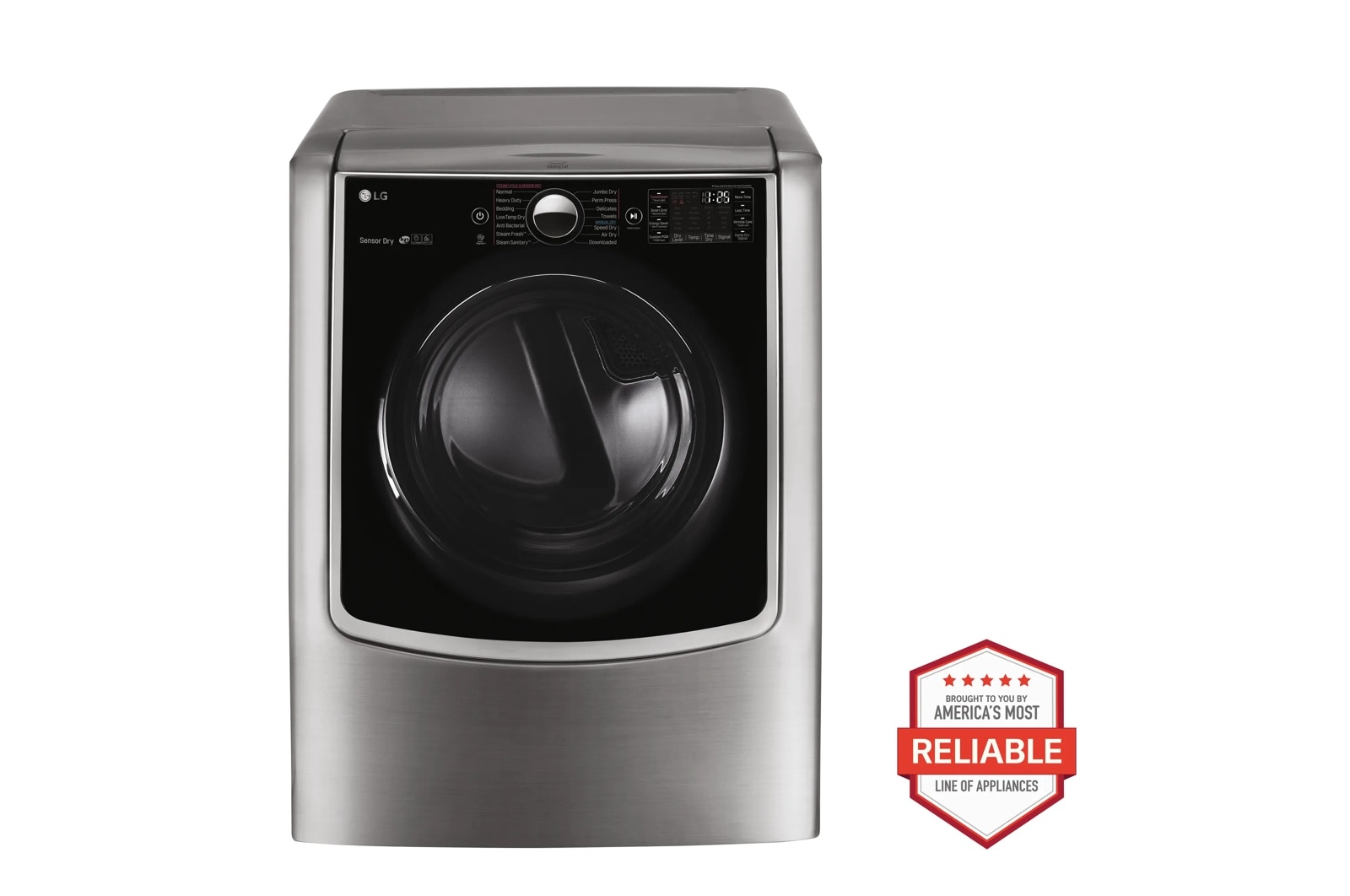 a4l-cover-a4lfs9xrlaj0 LG 9.0 cu. ft. Large Smart Wi-Fi Enabled Electric Dryer w/ TurboSteam(TM) DLEX9000V (a4lfs9xrlaj0)