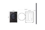 LG 7.8 cu. ft. Ultra Large Capacity Heat Pump Ventless Dryer, Wi-Fi Connectivity Black Steel DLHC4002B (a4luhsebrdal) (4)