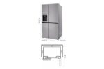 LG 27 cu. ft. Side-by-Side Refrigerator with Craft Ice(TM) LHSXS2706S (a4lk2q2c84no) (6)