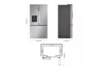 LG 26 cu. ft. Smart Counter-Depth MAX(TM) Refrigerator with Dual Ice Makers LRFXC2606S (a4lcn5fak8wh) (5)