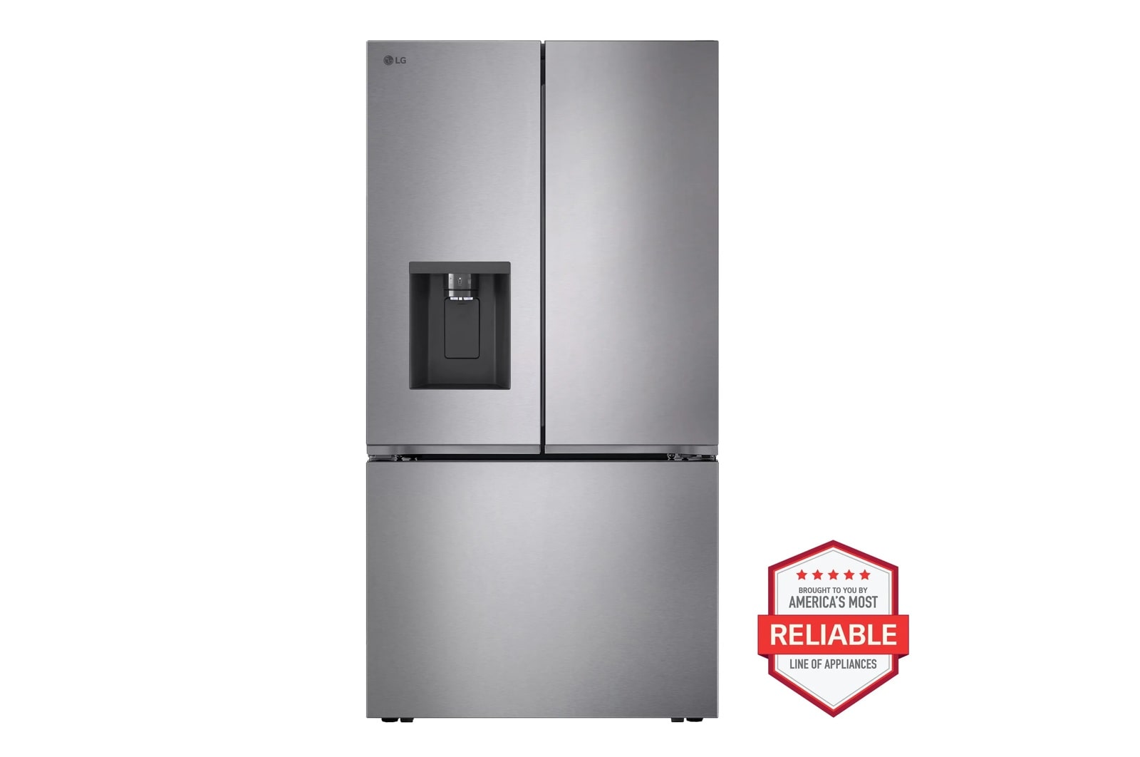 a4l-cover-a4l0r6kzc7p5 LG 26 cu. ft. Counter Depth MAX 3-Door French Door Refrigerator with Ice and Water Dispenser LF26C6230V (a4l0r6kzc7p5)