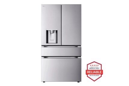 LG 29 cu. ft. Standard-Depth MAX(TM) 4-Door French Door Refrigerator with Mini Craft Ice(TM) and Full-Convert Drawer(TM) LF29S9730S (a4l1fx2kkxrh)