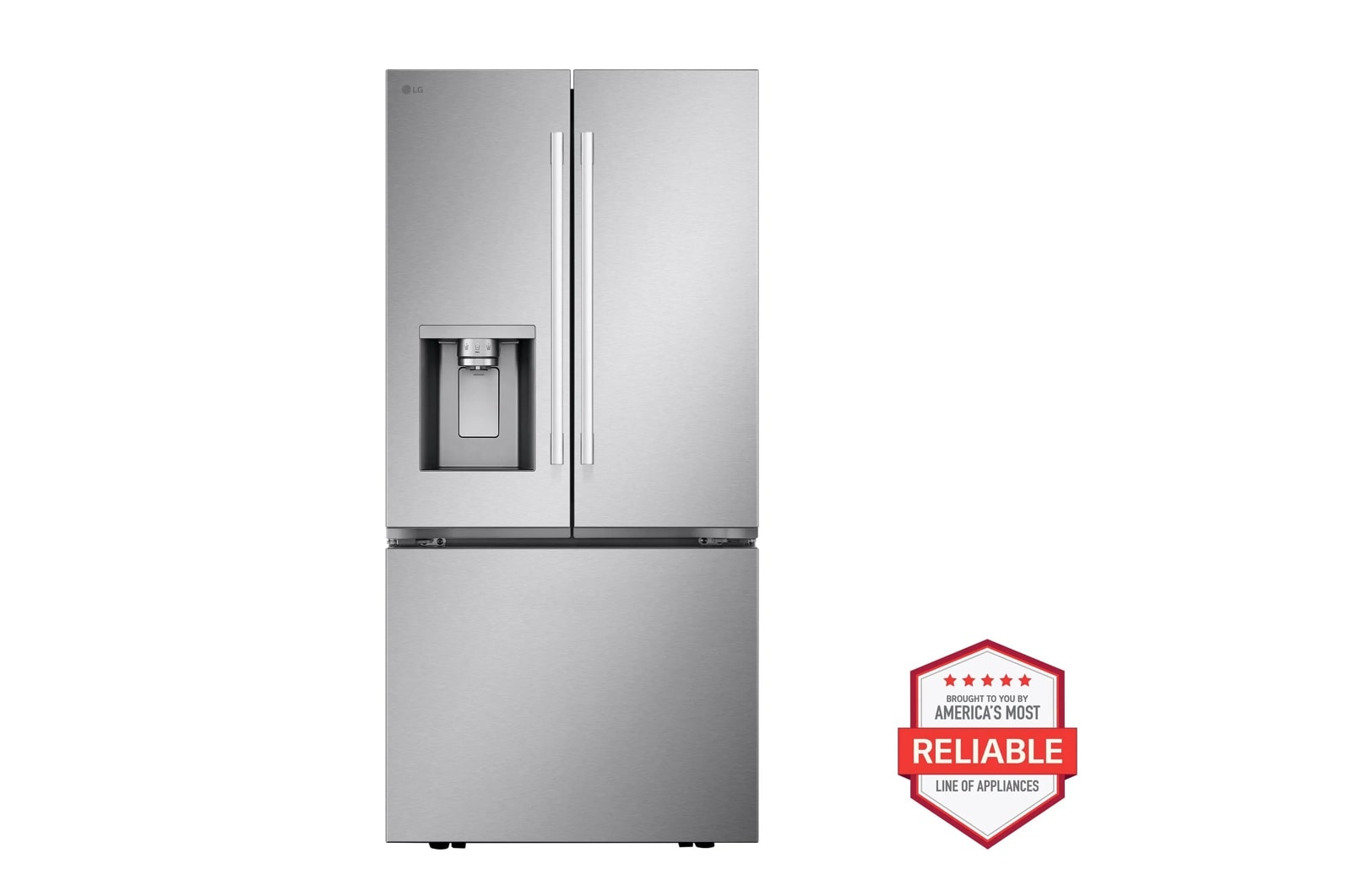 a4l-cover-a4lpjbgrw1fs LG 20 cu. ft. 3-Door French Door, Counter-Depth MAX(TM) Refrigerator with Hybrid Handles LF20G6331S (a4lpjbgrw1fs)