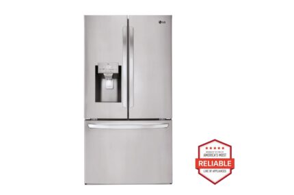 LG 28 cu. ft. 3 Door French Door, Standard Depth Refrigerator with Dual Ice Makers LHFS28XBS (a4lscut6ux8o)