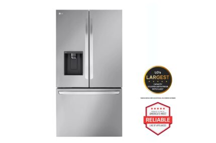 LG 26 cu. ft. Smart Counter-Depth MAX(TM) Refrigerator with Dual Ice Makers LRFXC2606S (a4lcn5fak8wh)