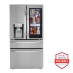 LG 23 cu. ft. Smart Wi-Fi Enabled InstaView(R) Door-in-Door(R) Counter-Depth Refrigerator with Craft Ice(TM) Maker LRMVC2306S (a4lt26iqx534)