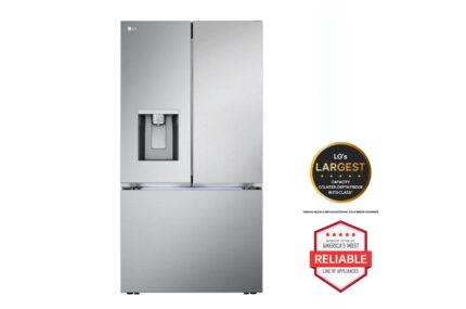 LG 26 cu. ft. Smart Counter-Depth MAX(TM) French Door Refrigerator with Four Types of Ice LRYXC2606S (a4lgshntahv9)
