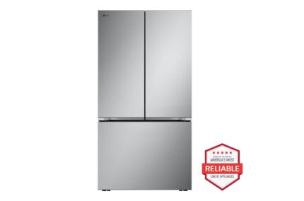 LG 25 cu. ft. Counter-Depth MAX(TM) with Zero Clearance(TM) 3-Door French Door Refrigerator with Thin Door Design LF25Z6211S (a4lbzlgzl3oc)