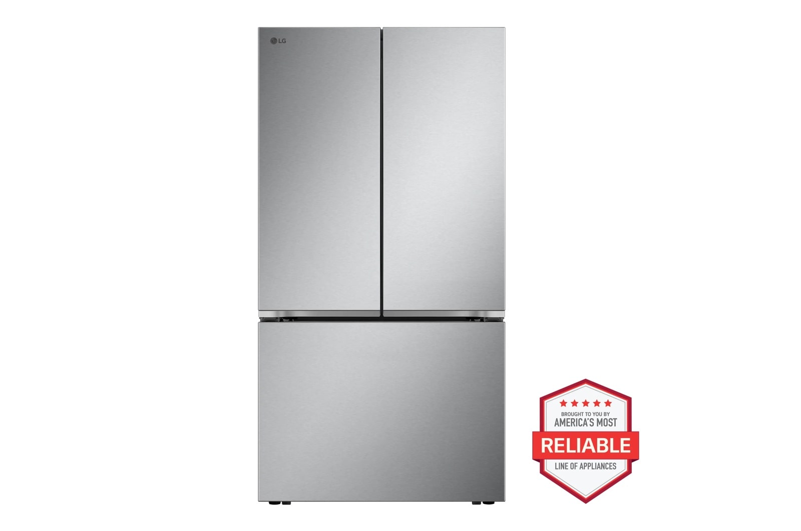 a4l-cover-a4lbzlgzl3oc LG 25 cu. ft. Counter-Depth MAX(TM) with Zero Clearance(TM) 3-Door French Door Refrigerator with Thin Door Design LF25Z6211S (a4lbzlgzl3oc)