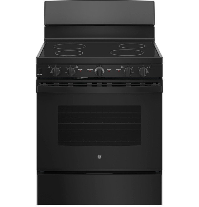 a4l-cover-a4lxc9navf8o GE GE(R) ENERGY STAR(R) 30" Free-Standing Electric Radiant Smooth Cooktop Range JB480DYBB (a4lxc9navf8o)