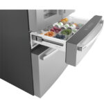 GE Profile GE Profile(TM) ENERGY STAR(R) 27.9 Cu. Ft. Smart Fingerprint Resistant 4-Door French-Door Refrigerator with Door In Door PVD28BYNFS (a4lgkc4t9p8v) (15)