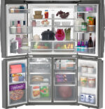 GE Profile GE Profile(TM) ENERGY STAR(R) 28.4 Cu. Ft. Quad-Door Refrigerator with Dual-Dispense AutoFill Pitcher and Door in Door PAD28BYTFS (a4lkyxjubr98) (5)