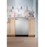 GE GE(R) ENERGY STAR(R) Fingerprint Resistant Top Control with Stainless Steel Interior Dishwasher with Sanitize Cycle GDT650SYVFS (a4lz8o6afe9y) (8)