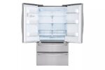 LG 28 cu. ft. 4-Door French Door, Standard Depth, Ice & Water, Double Freezer, Stainless Steel LMXS28626S (a4l53lo45qzo) (6)