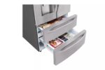 LG 28 cu. ft. 4-Door French Door, Standard Depth, Ice & Water, Double Freezer, Stainless Steel LMXS28626S (a4l53lo45qzo) (13)