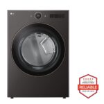 LG 7.4 cu. ft. Smart Front Load Electric Dryer with AI Sensor Dry & TurboSteam(TM) Technology DLEX6500B (a4ld61efhy0b)