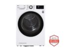 LG 4.2 cu. ft. Smart Wi-Fi Enabled Compact Front Load Dryer with Dual Inverter HeatPump(TM) Technology DLHC1455W (a4lf94md5k95)
