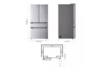 LG 30 cu. ft. Smart Standard-Depth MAX(TM) 4-Door French Door Refrigerator with Full-Convert Drawer(TM) LF30S8210S (a4lpzmc337rn) (6)