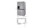 LG 27 cu. ft. Side-by-Side Refrigerator with Craft Ice(TM) LHSXS2706S (a4lk2q2c84no) (6)