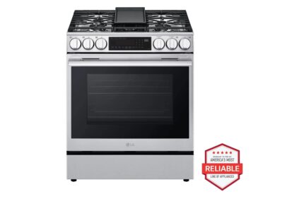 LG 6.3 cu ft. Smart Gas Slide-In Range ProBake Convection(R) InstaView(R), and Air Fry LSGL6335X (a4lbbsf8wuei)