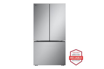 LG 25 cu. ft. Counter-Depth MAX(TM) with Zero Clearance(TM) 3-Door French Door Refrigerator with Thin Door Design LF25Z6211S (a4lt3rdgoac6)