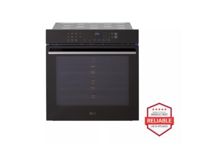 LG 3.0 cu. ft. Smart Compact Wall Oven with True Convection and Air Fry WSED3023B (a4l99b9jf7ok)