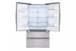 LG 28 cu. ft. 4-Door French Door, Standard Depth, Ice & Water, Double Freezer, Stainless Steel LMXS28626S (a4l53lo45qzo) (6)