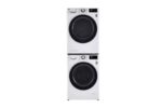 LG 4.2 cu. ft. Smart Wi-Fi Enabled Compact Front Load Dryer with Dual Inverter HeatPump(TM) Technology DLHC1455W (a4lf94md5k95) (13)