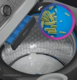 GE Profile GE Profile(TM) ENERGY STAR(R) 5.4 cu. ft. Capacity Washer with Smarter Wash Technology and FlexDispense(TM) PTW700BPTDG (a4lvtj3i74d9) (9)